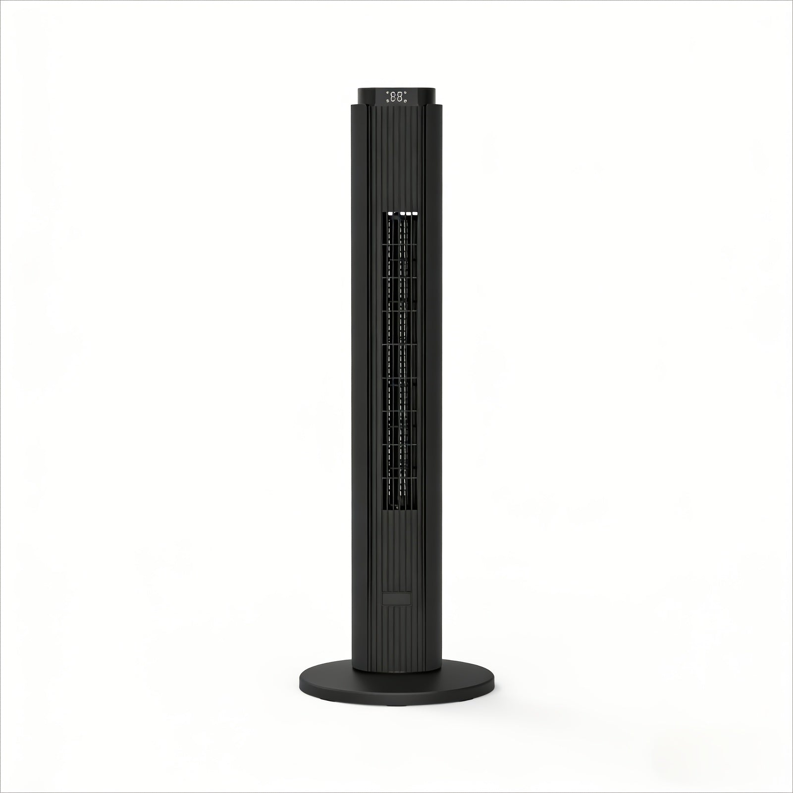 36-Inch Tower Fan Featuring an LED Display, Six Wind Speeds, Four Modes, a 12-Hour Timer, And 80° Oscillation. It Has a 50W Motor That Produces Strong Winds at 7M\u002FS with Low Noise Levels of 39Db, And Is Detachable And Washable